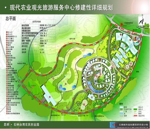 中国•昆明•石林台湾农民创业园修将性详细规划